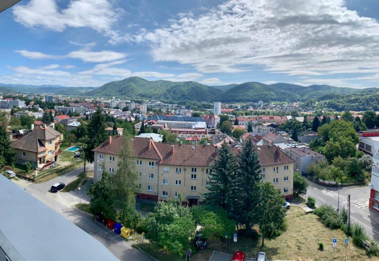 Bl City View Apartment, 24Hr Self Check-In, Free Private Parking, Panoramic View From Balcony, 5-Minute Walk To City Centre Bańska Bystrzyca Zewnętrze zdjęcie